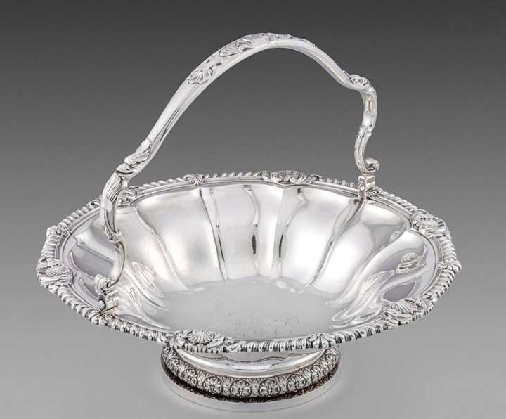 A George IV Silver Basket by Paul Storr